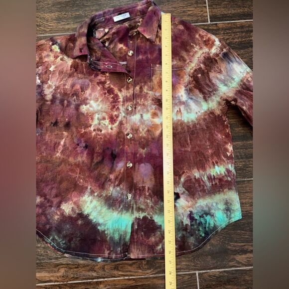 HOTOUCH COTTON BUTTON DOWN SHIRT SZ L - Picture 8 of 13